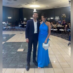 Fashion Nova Blue Maxi Dress